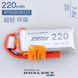 Dualsky 2S 7.4V 220mAh ECO 30C/5C
