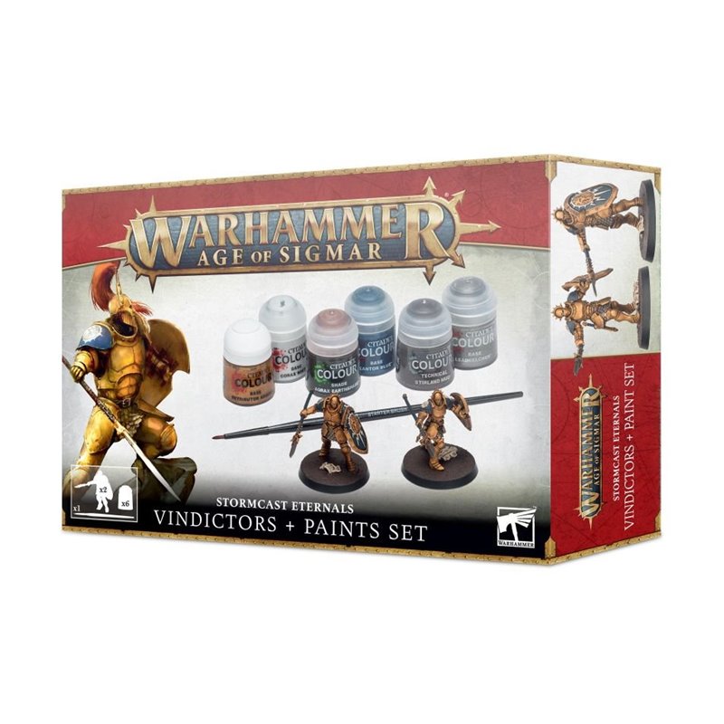 Stormcast Eternels Vindictors + Paint Set