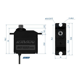 Kavan GO-1222MGW (0.085s/60°, 6kg.cm)