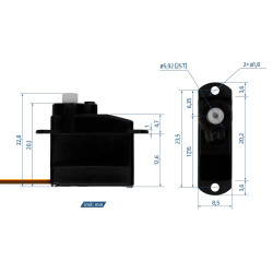 Kavan GO-04 Digital Servo (0.06s/60°, 0.55kg.cm)