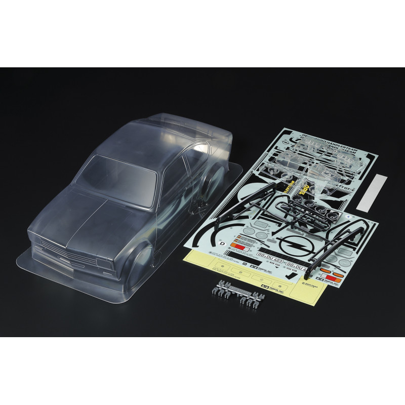 Tamiya 1/10 Skala R/C Opel Kadett GT/E Body Parts Set