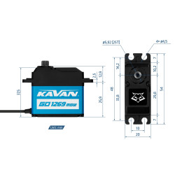 Kavan GO-1269MGW (0,135s/60°, 32 kg.cm)