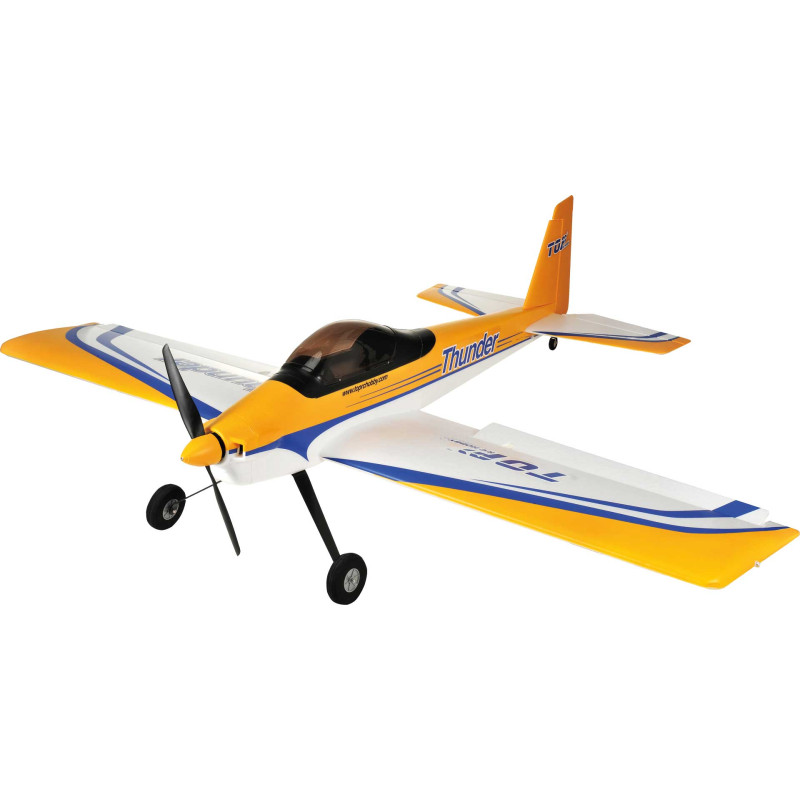 Thunder Trainer 1380mm PNP, gul, med stabilisering (6-axligt gyro)