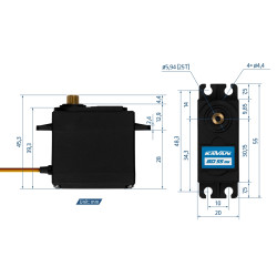 GO-55MG (0,24s/60°, 17 kg.cm)