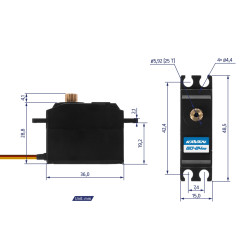 GO-24MG (0,07s/60°, 4,5kg.cm)