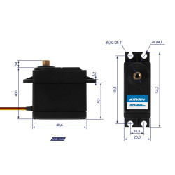 GO-53MG (0,28s/60°, 15kg.cm)