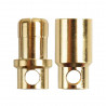 Gold connector | Ø8,0mm | 1 par